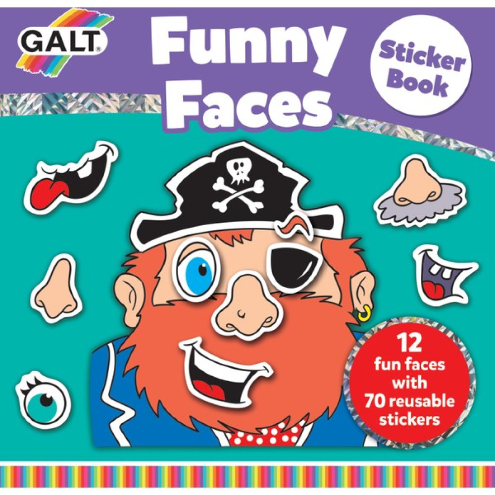 Funny Faces Sticker Book 3 Yaş+ Okul Öncesi Eğitici & Öğretici Kitaplar Fiyatı