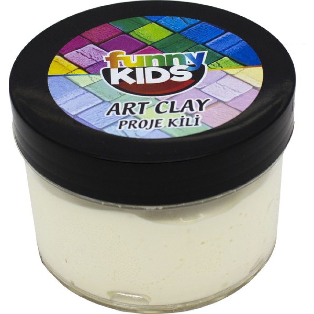 Funny Kids Art Clay Proje Kili 40 cc - 550 Beyaz Oyun Hamuru & Kil Fiyatı