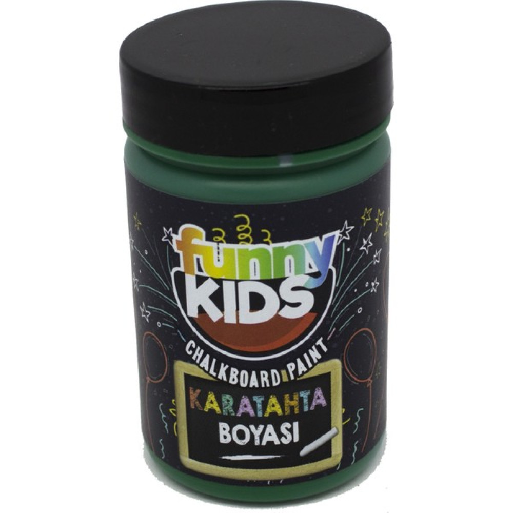 Funny Kids Kara Tahta Boyası 100 cc - 1222 Yeşil Akrilik Boya Fiyatı