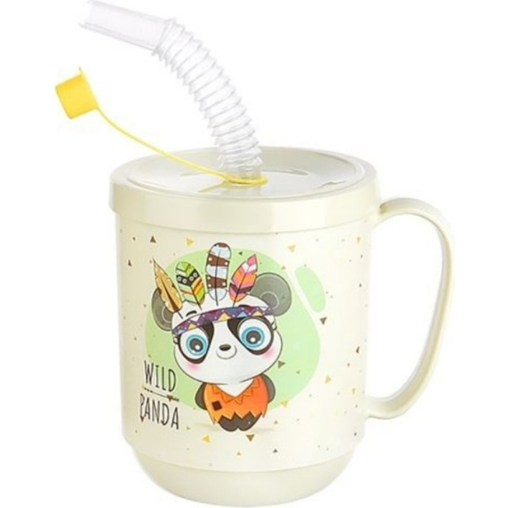 Funny Pipetli Çocuk BARDAK-350 Ml-Krem - Krem Bebek Beslenme Gereçleri Fiyatı