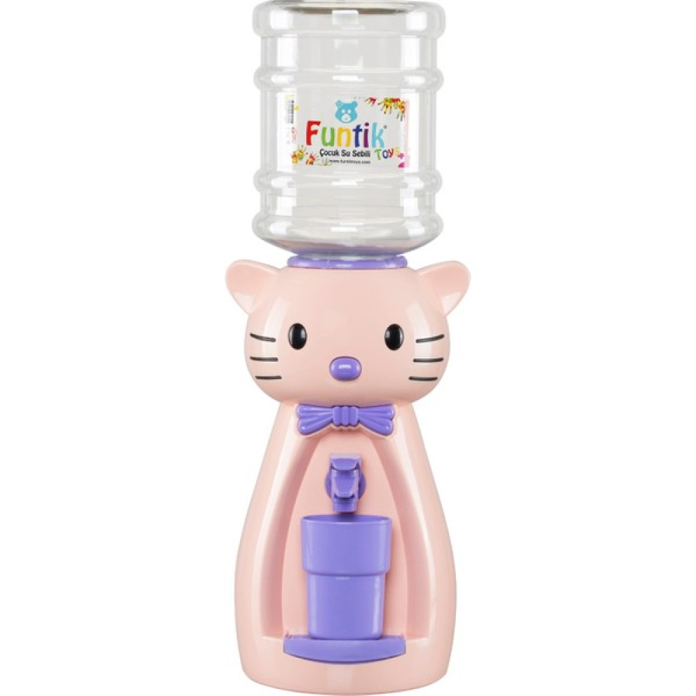 Funtik Kedi Konsepti Pudra Üzeri Lila Çocuk Su Sebili Su Sebilleri Fiyatı
