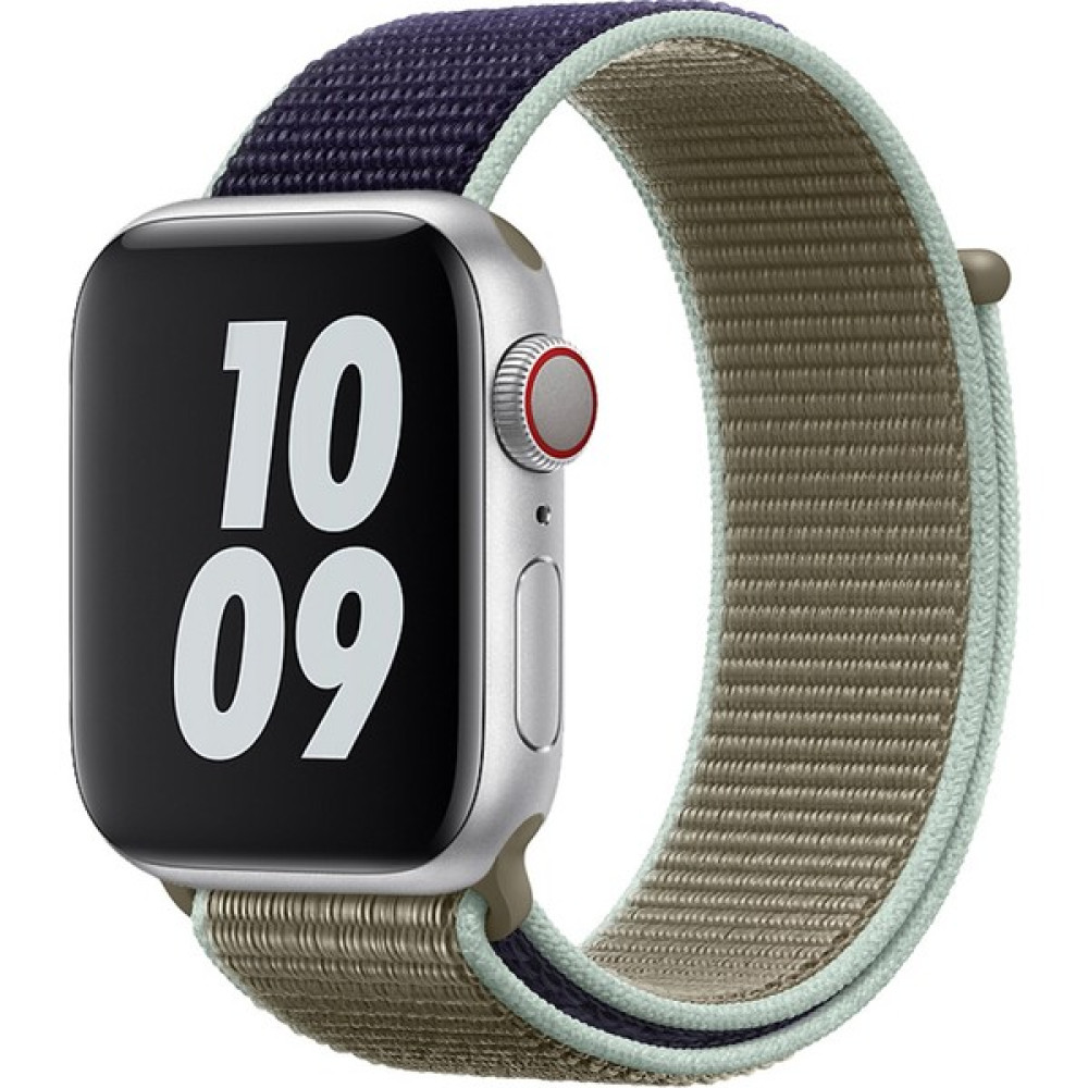 Furenfa Apple Watch 1-2-3-4-5-6-7-SE (42mm-44mm-45mm) Uyumlu Dokuma Kordon - Haki - Lacivert Giyilebilir Teknoloji Aksesuarları Fiyatı