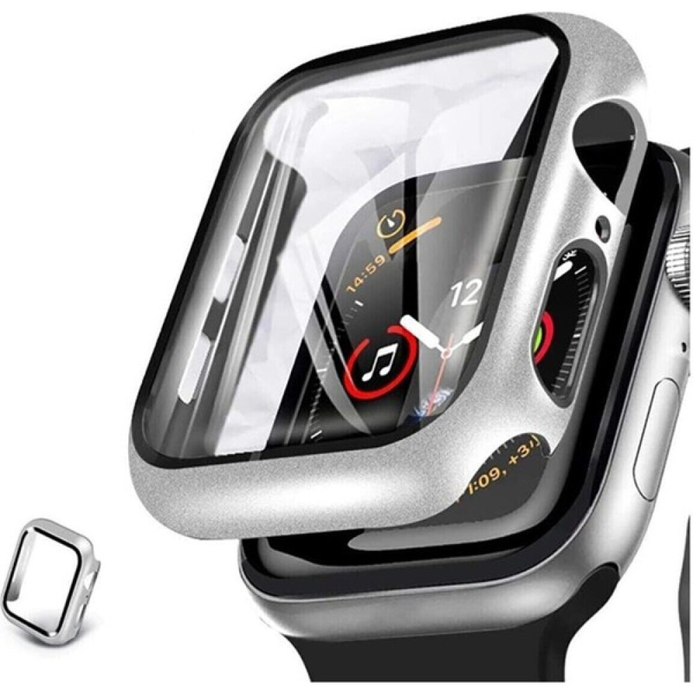 Furenfa Apple Watch 2 3 4 5 6 Se (44 Mm) Uyumlu Nike Kılıf Kasa ve Ekran Koruyucu 360 Tam Koruma - Gümüş Giyilebilir Teknoloji Aksesuarları Fiyatı
