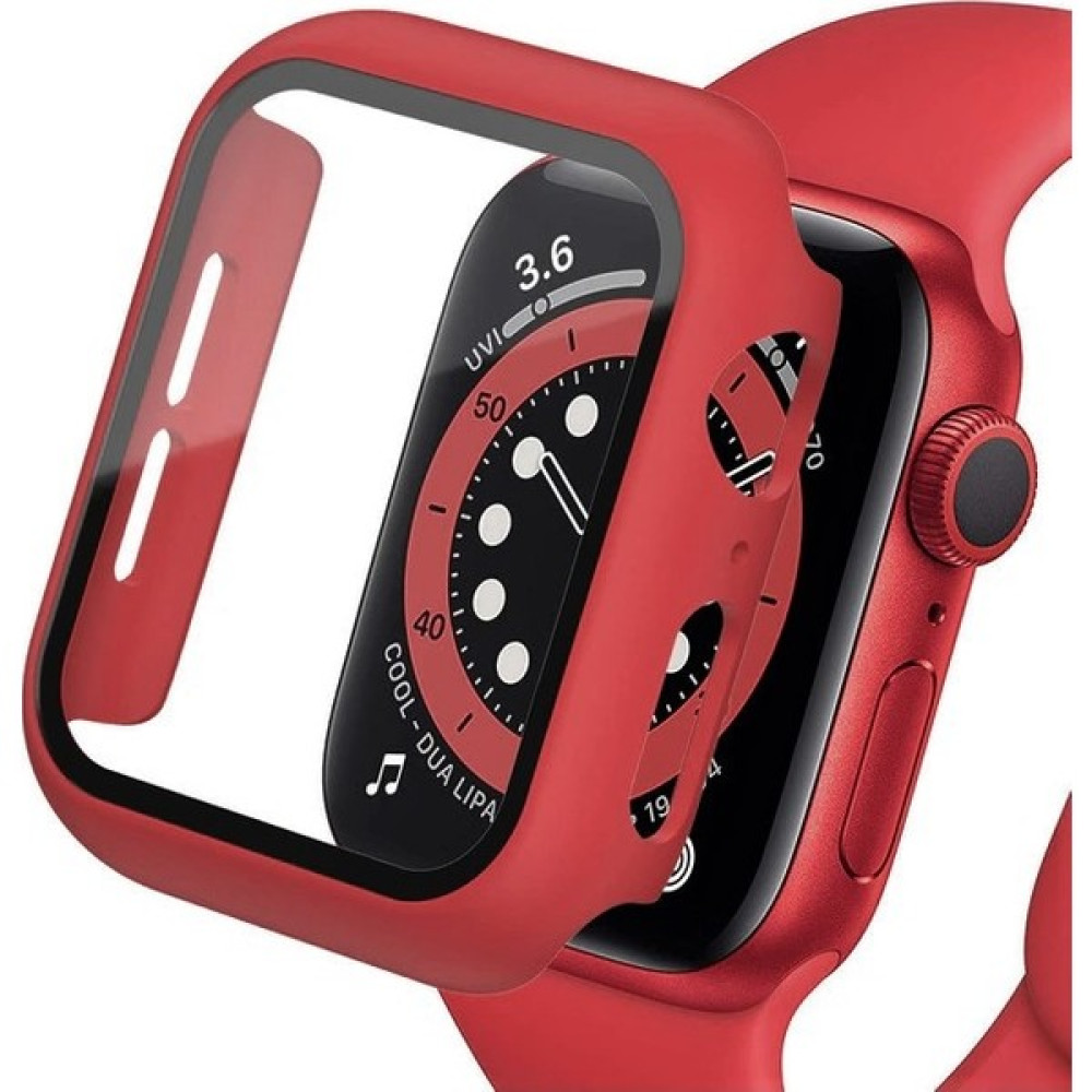 Furenfa Apple Watch 2 3 4 5 6 Se (44 Mm) Uyumlu Nike Kılıf Kasa ve Ekran Koruyucu 360 Tam Koruma - Kırmızı Giyilebilir Teknoloji Aksesuarları Fiyatı