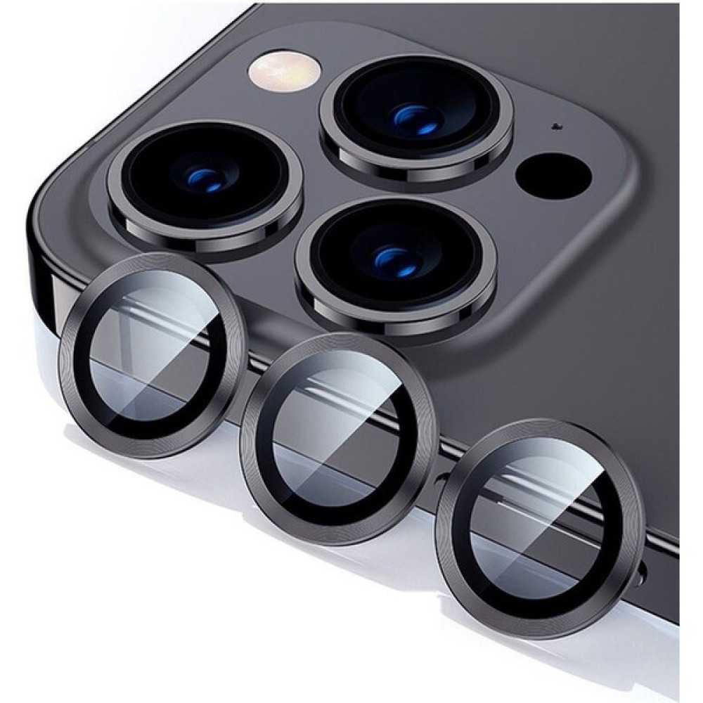 Furenfa Iphone 13 Pro/13 Pro Max Uyumlu Alüminyum Alaşım 3D Kamera Lens Koruyucu Kaya Gri [3'lü Set] - Koyu Gri - Iphone 13 Pro/ProMax Cep Telefonu Ekran Koruyucusu Fiyatı