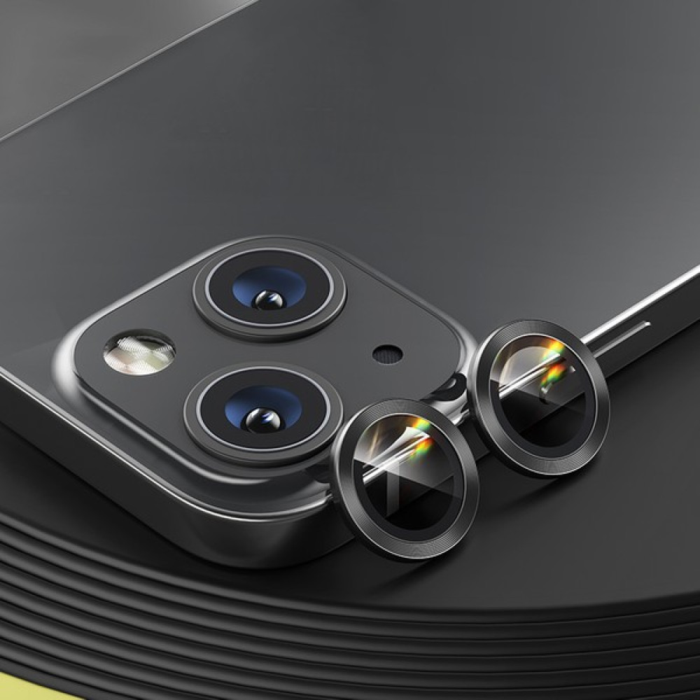 Furenfa Iphone 13/13 Mini Uyumlu Alüminyum Alaşım 3D Kamera Lens Koruyucu Siyah [2'li Set] - Iphone 13 /13 Mini Cep Telefonu Ekran Koruyucusu Fiyatı