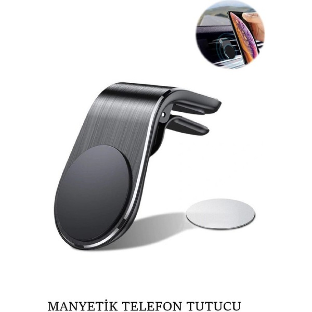 Furenfa Mıknatıslı Manyetik Araç Içi Telefon Tutucu Yüksek Kalite Siyah - Koyu Siyah Cep Telefonu Tutucu Fiyatı