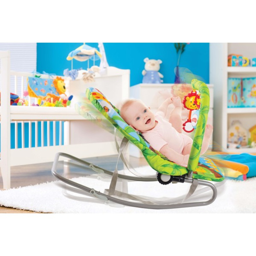 Furkan Toys Babies Sallanabilir Müzikli Ana Kucağı - Yeşil Ana Kucağı Fiyatı