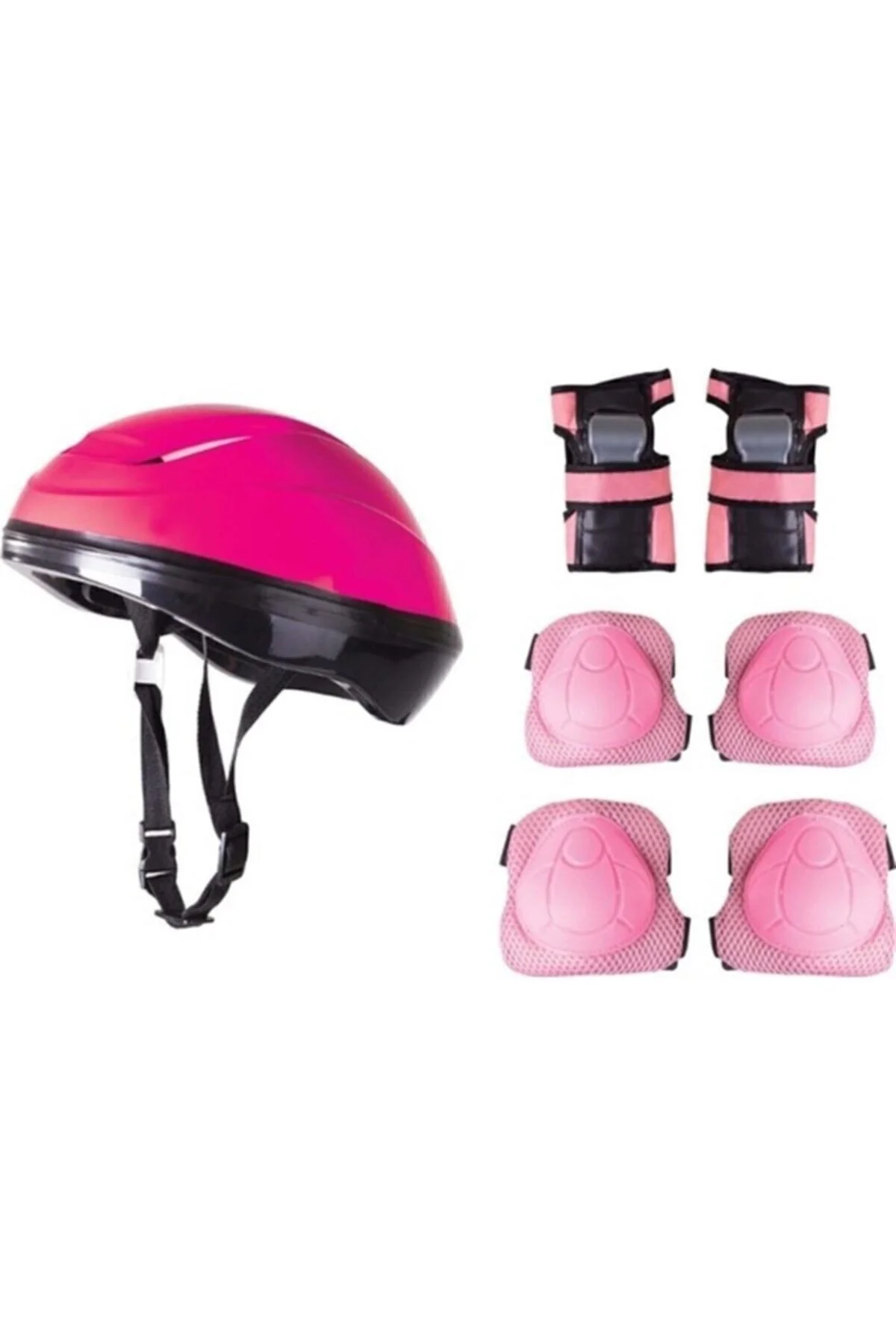 Furkan Toys F-sports Kask Dizlik Dirseklik Koruyucu Seti Pembe Renk" Açık Hava, Deniz ve Spor Oyuncakları Fiyatı