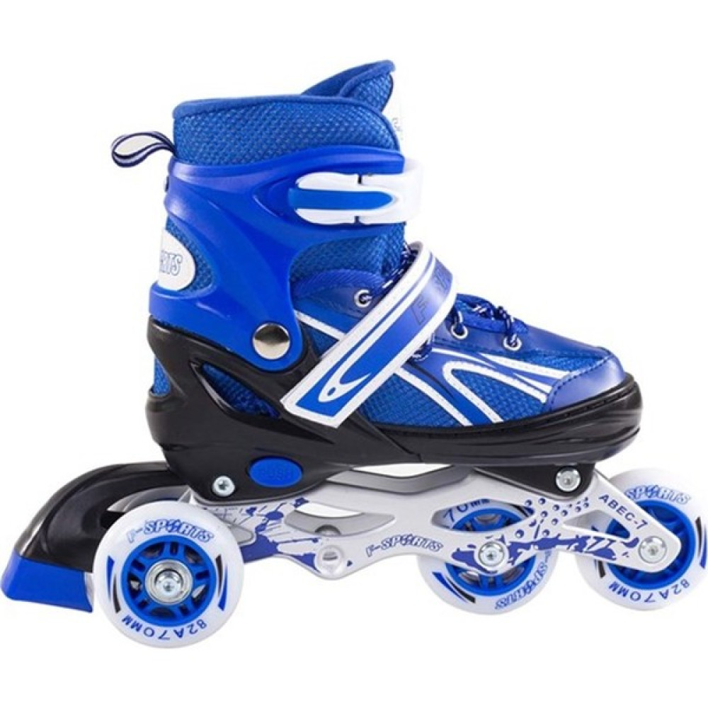 Furkan Toys F-Sports Mavi Ayarlabilir 2+2 Işıklı Metal Alıştırma Pateni Çanta Hediyeli Paten Fiyatı