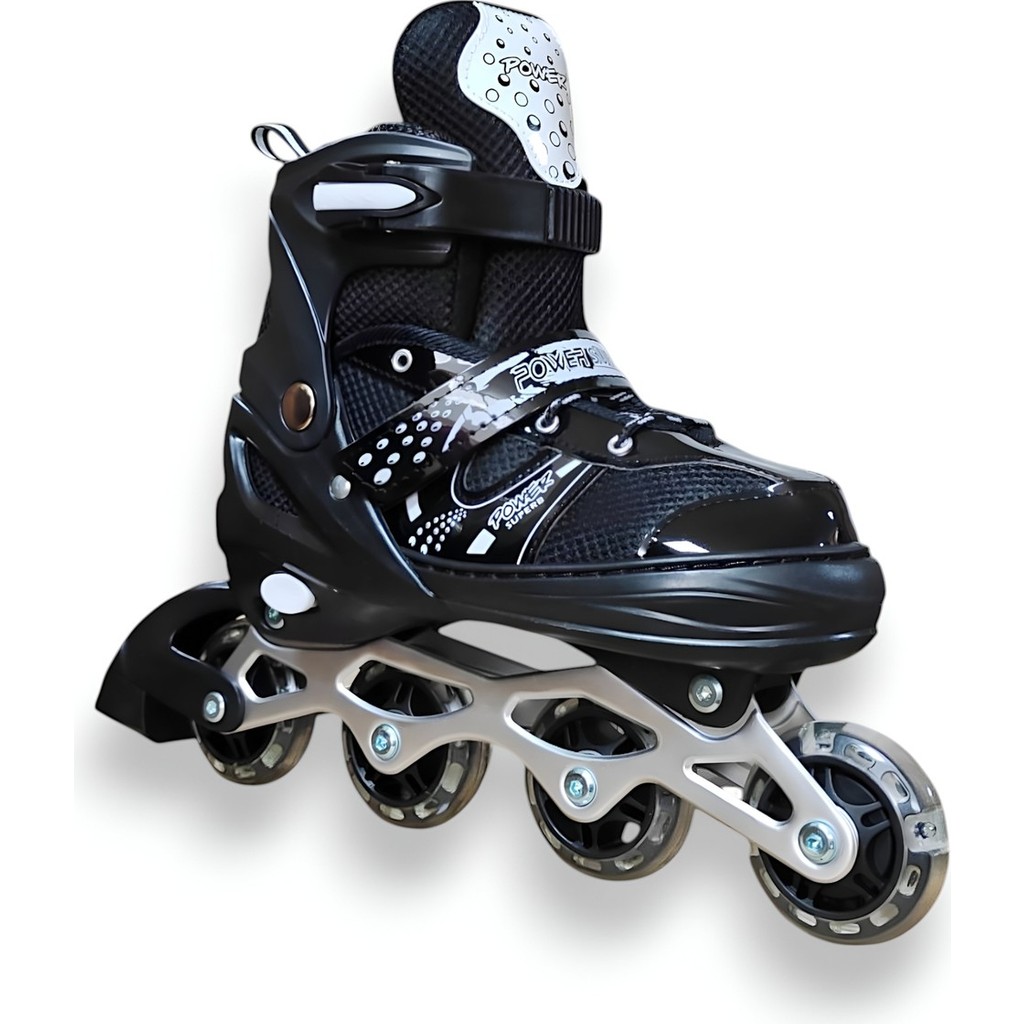 Furkan Toys F-Sports Siyah Ayarlabilir 2+2 Işıklı Metal Alıştırma Pateni Çanta Paten Fiyatı