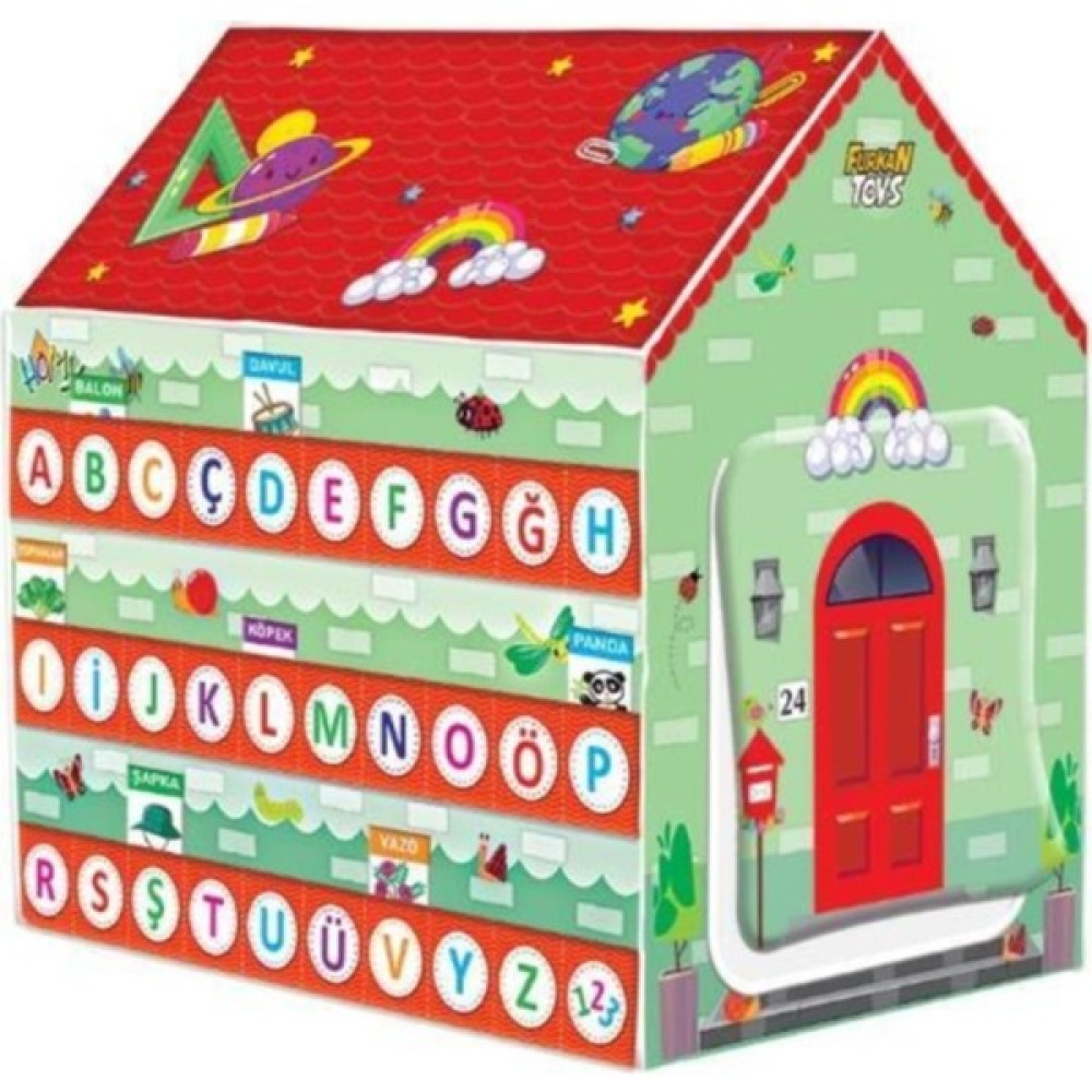 Furkan Toys Homy Eğitici Oyun Evi Oyun Çadırı Harfleri ve Renkleri Öğreniyorum Eğitici - Renkli Eğitici Oyuncak Fiyatı