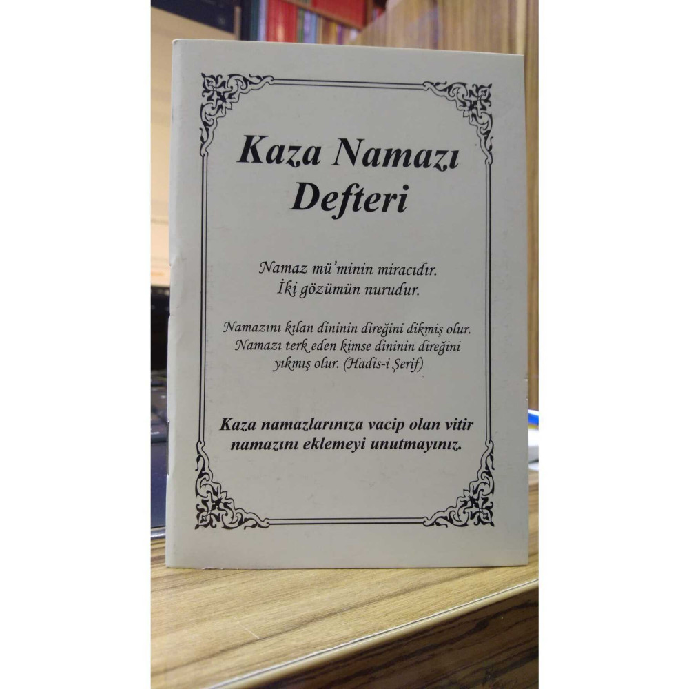 Furkan Yayınları Kaza Namazı Çizelgesi 2 Adet 90 Tl Din Kitapları Fiyatı