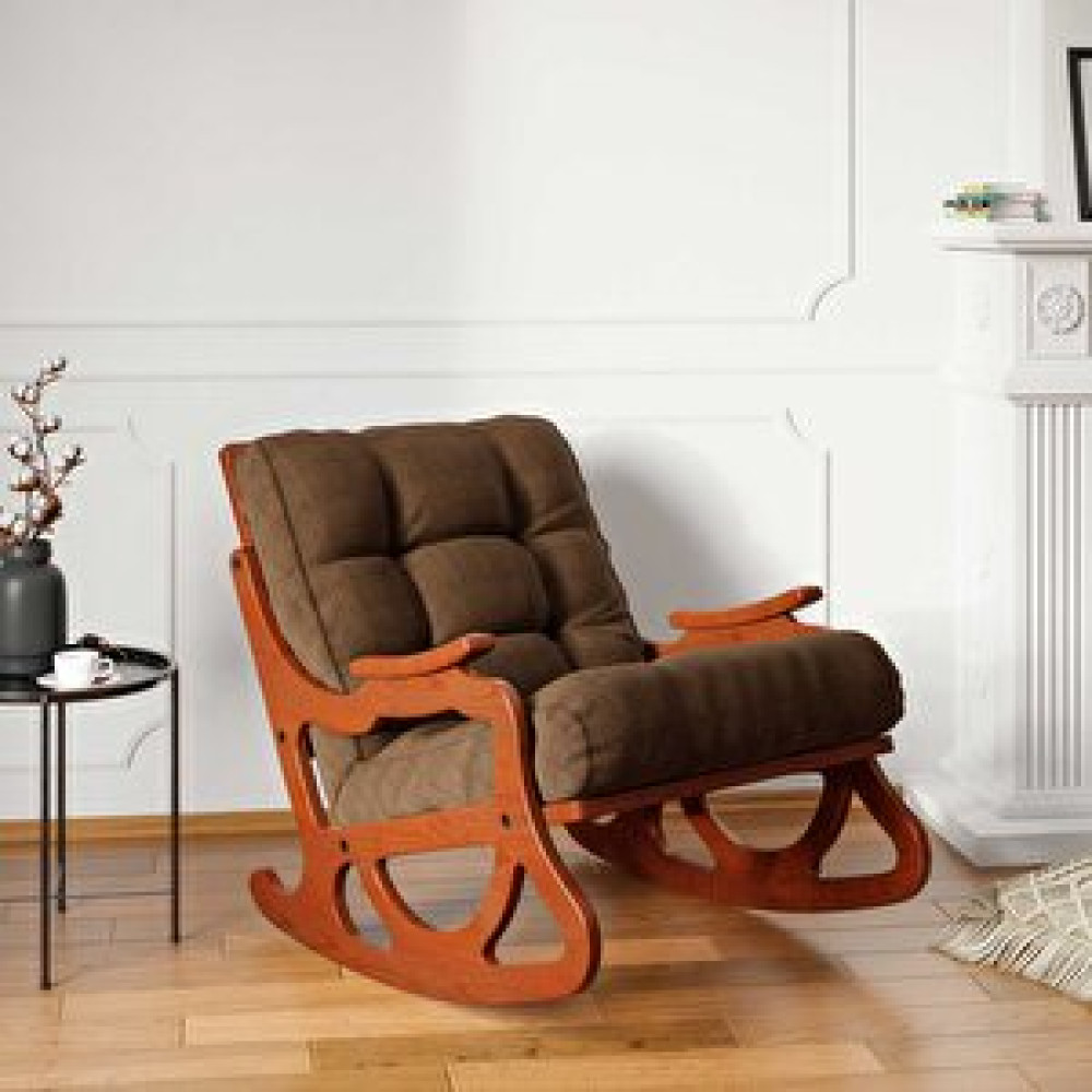 Furmet Modüler Cozy Sallanan Sandalye ve Dinlenme Koltuğu ve Berjer ve Tv Koltuğu / Kahverengi Minder Tekli Koltuk & Berjer Fiyatı