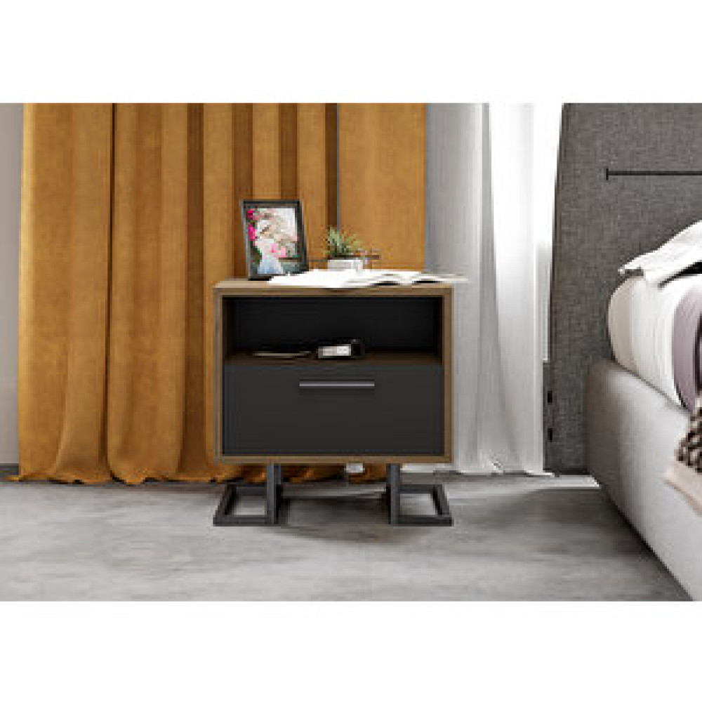 Furmet Modüler Full Moon Çekmeceli̇ Ve Rafli Komodi̇n Komidin Fiyatı