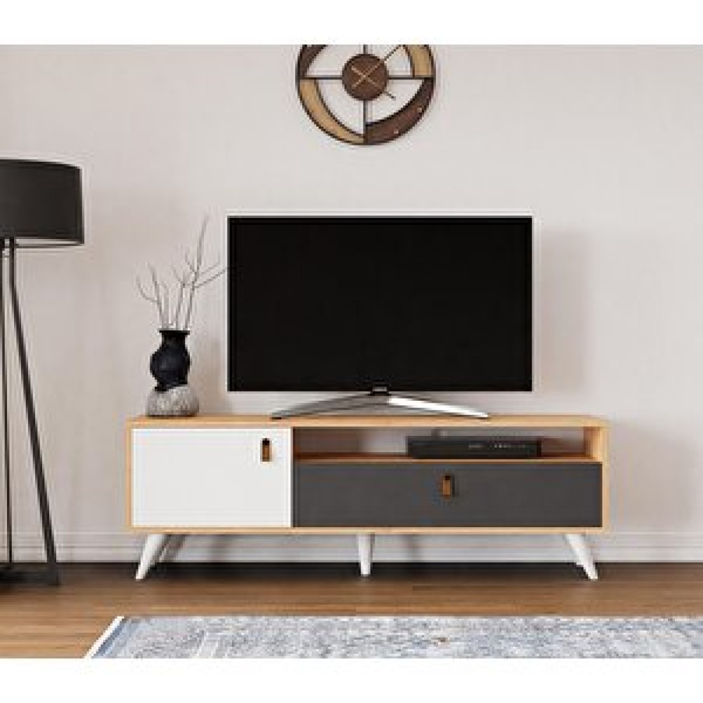 Furmet Modüler Pera 2 Kapaklı Televizyon Sehpası ve Ünitesi Tv Ünitesi / Sehpası Fiyatı