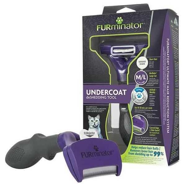 ‎Furminator Furminator Uzun Tüylü Kedi Tarağı Large Kolay Kullanım ve Hassas Cilt Uyumlu Özellikler Evcil Hayvan Ürünleri Fiyatı