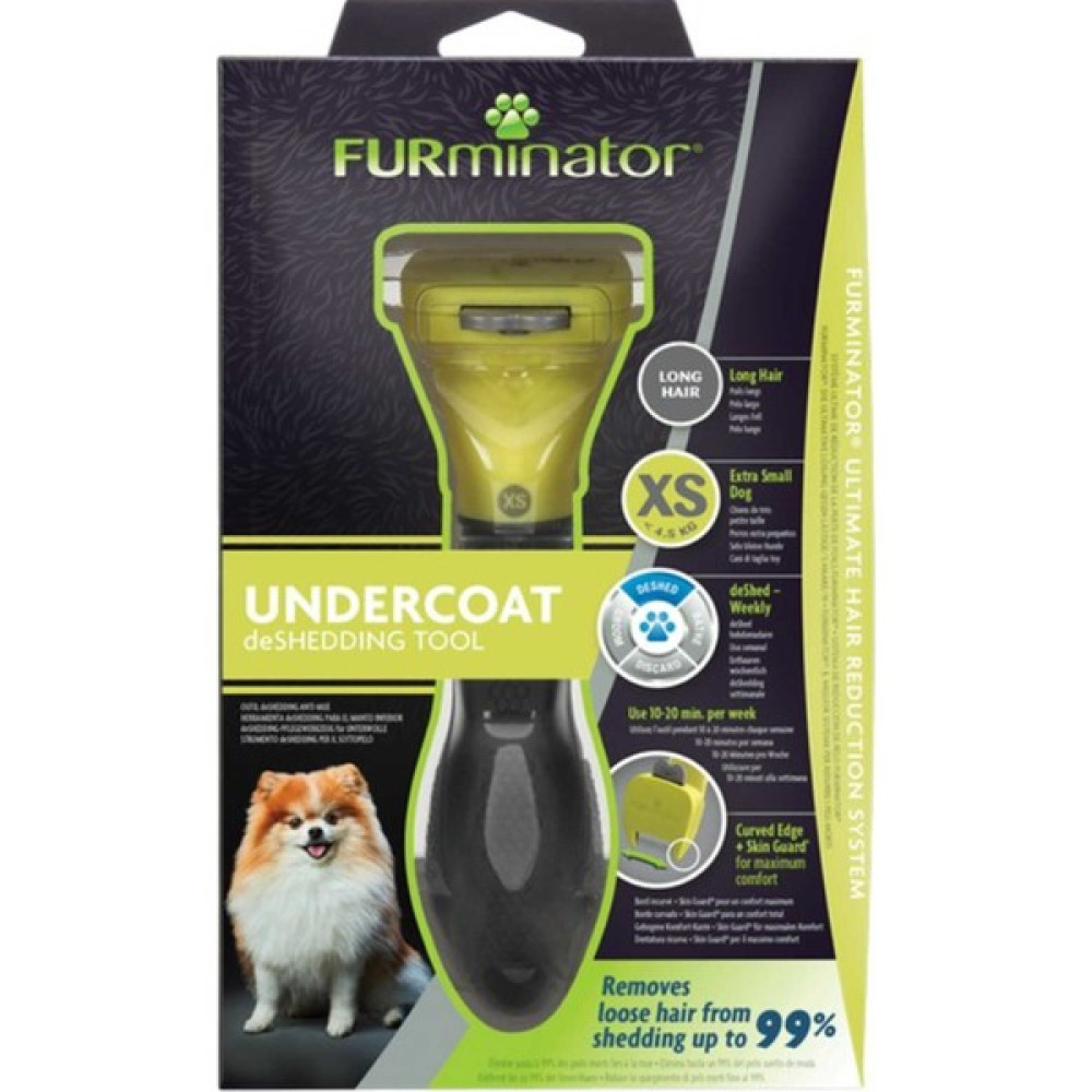 Furminator Xs - Uzun Tüylü Küçük Irk Köpek Tarağı - Siyah Evcil Hayvan Ürünleri Fiyatı