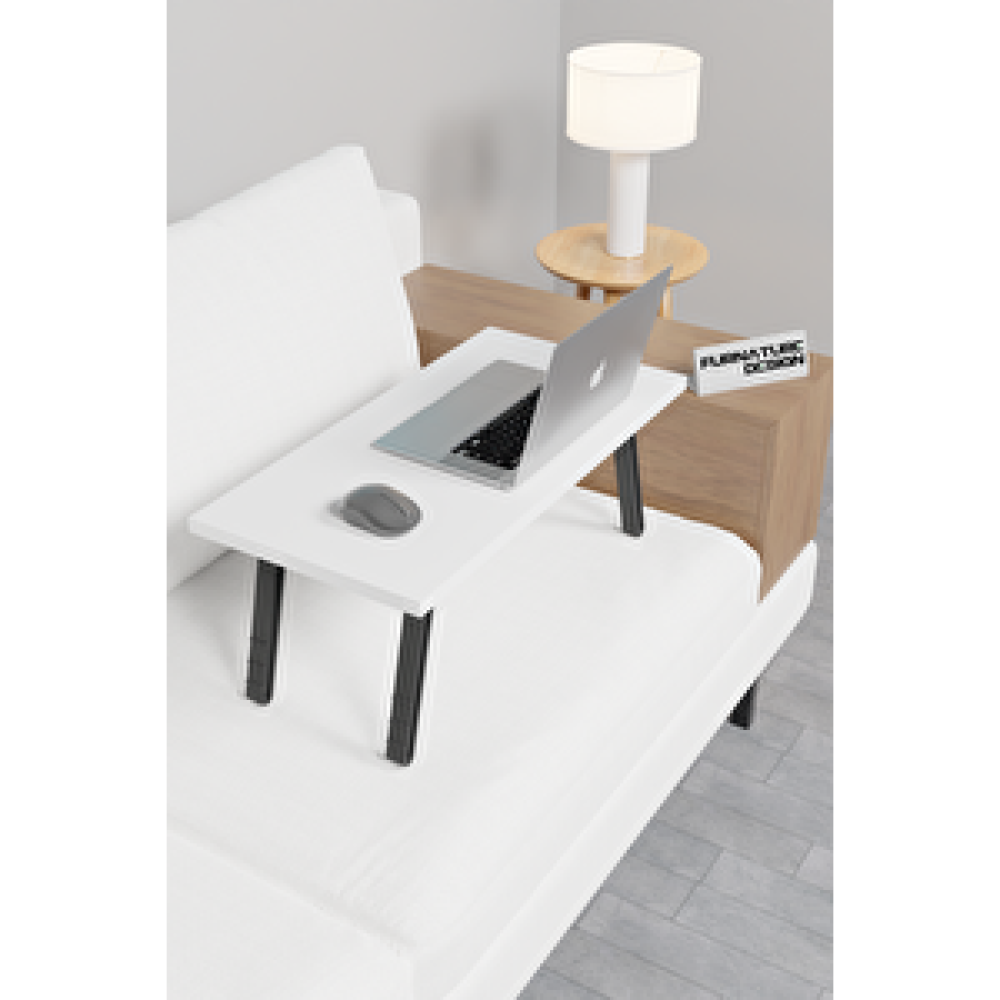 Furnature Design 60x30 Sunta Laptop Masası Beyaz Bilgisayar Masası Fiyatı