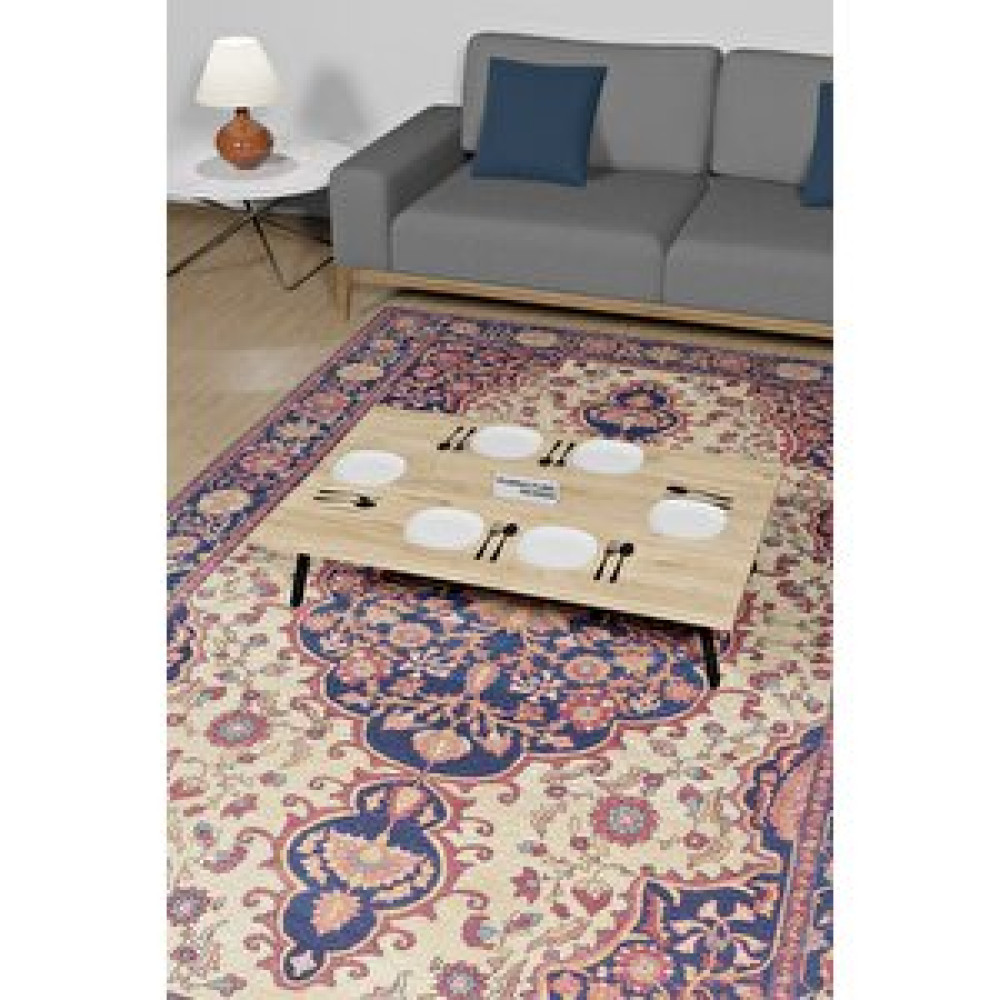 Furnature Design 60x90 Yer Sofrası Atlantik Çam Masa - Sandalye Seti / Takımı Fiyatı