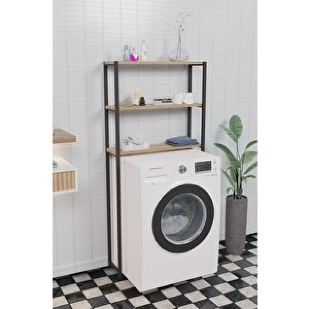 Furnature Design Çamaşır Makinesi Üstü Raf Düzenleyici Atlantik Çam Banyo Dolabı / Mobilyası Fiyatı