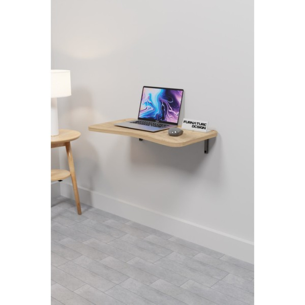 Furnature Design Katlanabilir Duvar Masa 60X35 cm Duvara Monte Kırma Bilgisayar Atlantik Çam Renk Mutfak Masası Çalışma Masası Fiyatı