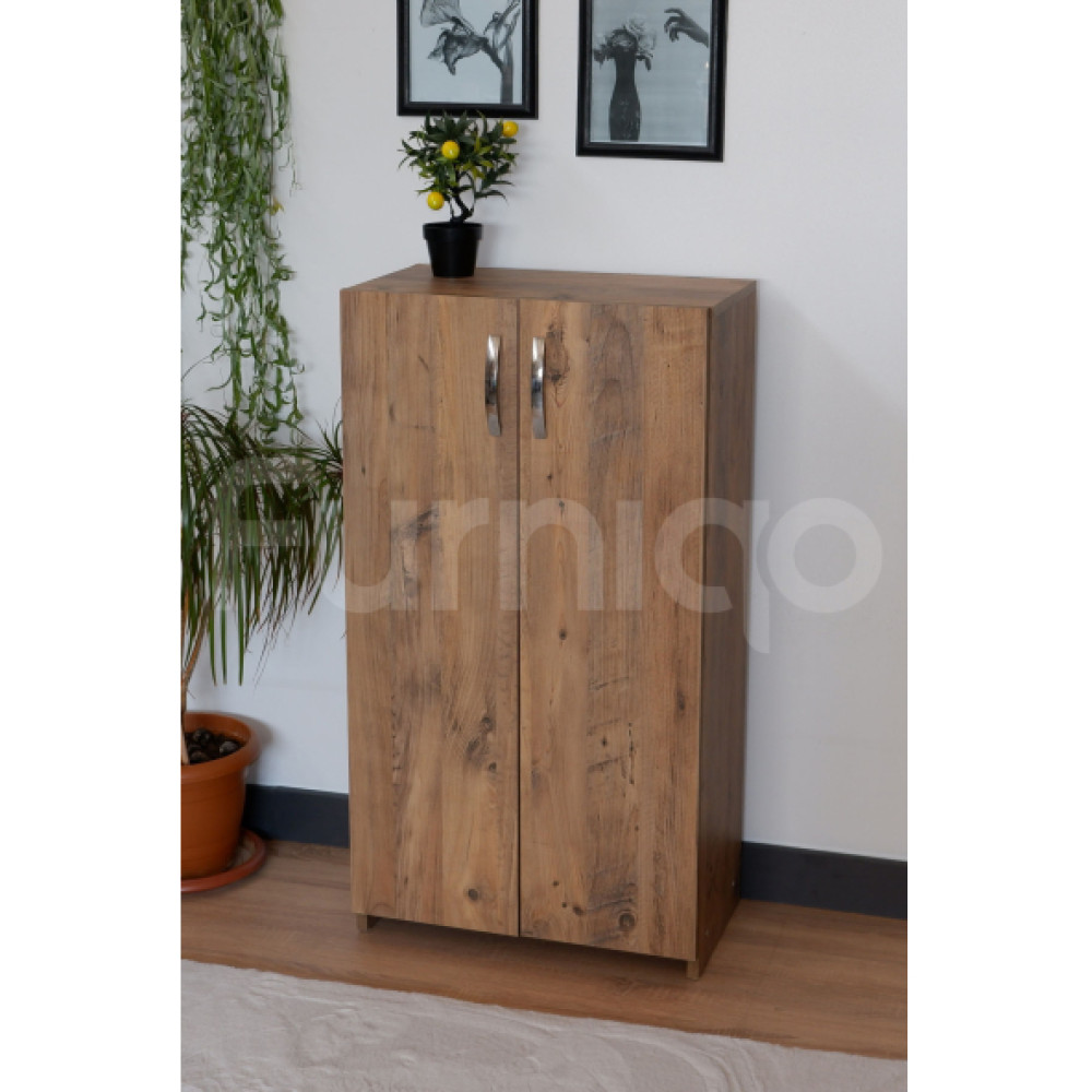 Furniqo Cd-2 Çok Amaçlı Dolap, Kiler Dolabı, Banyo Dolabı, Mutfak Dolabı, 2 Kapaklı, Atlantik Çam Mobilya & Dekorasyon Fiyatı