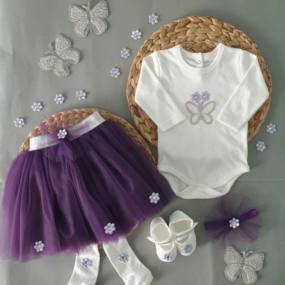 Furya Kids Papatyalı Tütü Kız Bebek Elbisesi Yeni Doğan Mevlütlük Papatyalı Kız Bebek Doğum Günü Hediyesi Bebek Giysi Takım Fiyatı