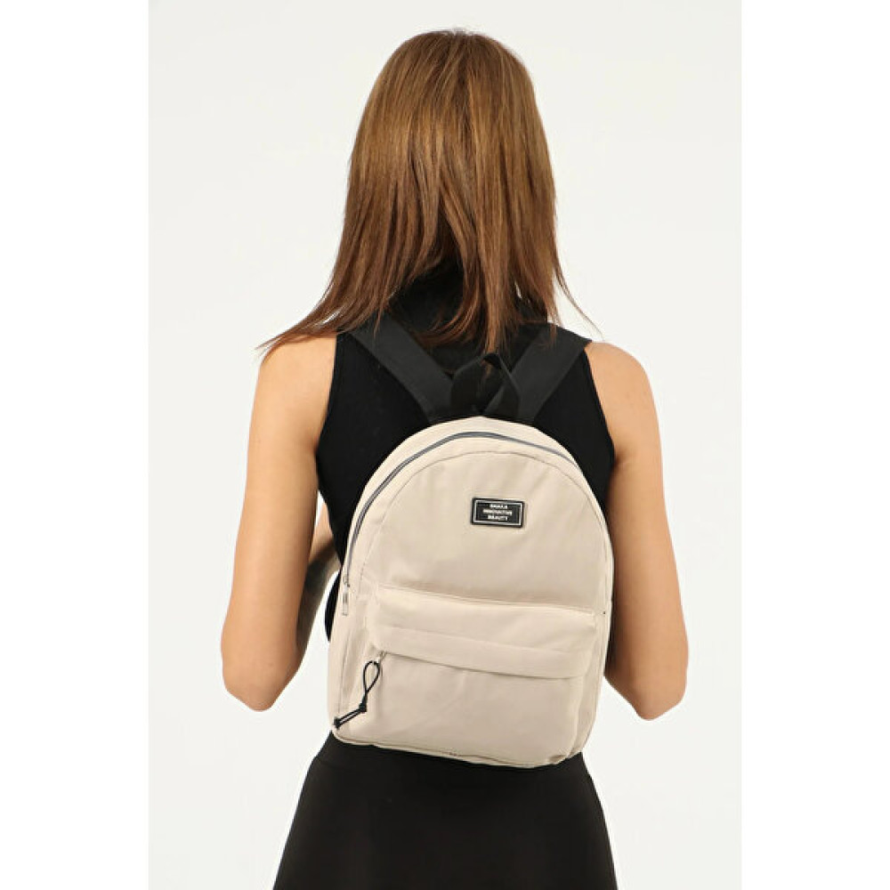 Fv Store Shaka U21 Fermuarlı 2 Bölmeli Ön Cep Detaylı Kanvas Kumaş Unisex Sırt Çantası U:32 cm E:24 cm G:11 C Bayan Sırt Çantası Fiyatı