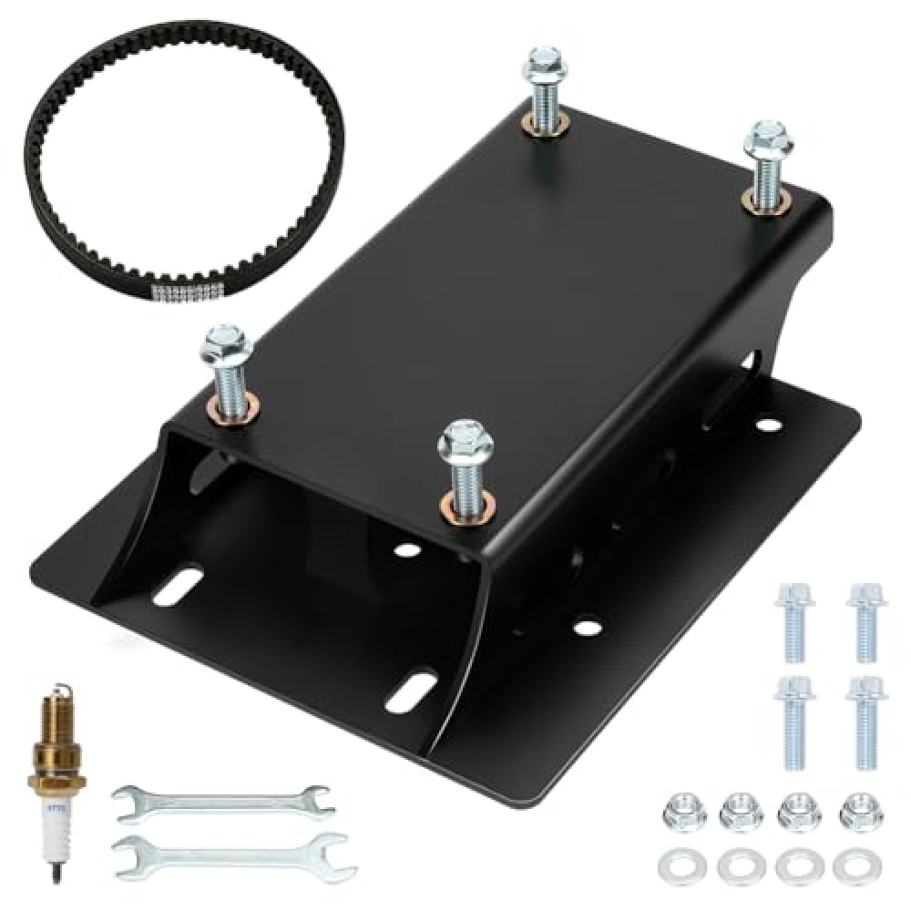 FVRITO Torque Converter Motor Engine Riser Plate for Predator 212cc 196cc 224cc Coleman CT200U BT200X Mini Bike 6.5hp OHV Clone Engine Tillotson Performance Parts