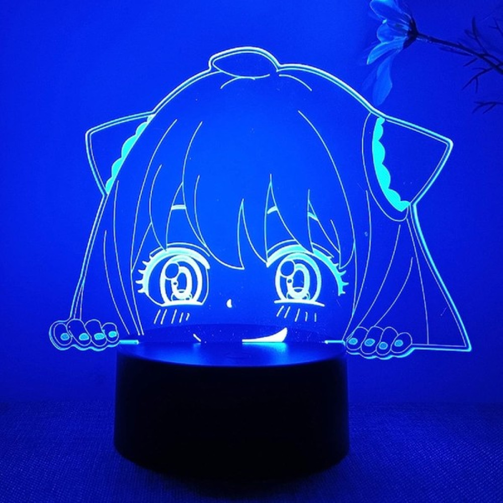 Fybang Aile Forger Anya Anime Figürü 3D Yatak Odası Için LED Lamba Manga Gece Işıkları Çocuk Odası Dekor Çocuk Doğum Günü Hediyeleri 3D Illusion La... Gece Lambası Fiyatı
