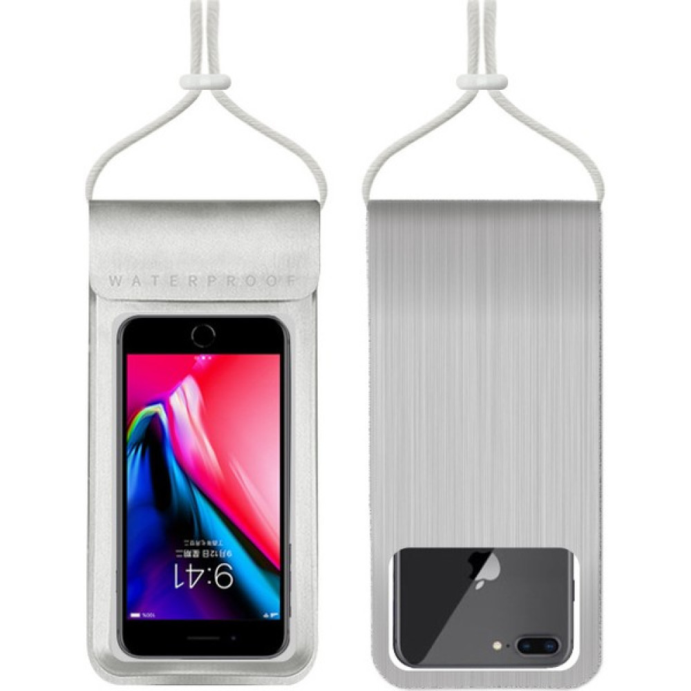 Fybang Yüzme ve Şnorkelli Dalış Için Uygun Kordonlu Su Geçirmez Telefon Kılıfı. (3,5~5,0 Inç Için Gümüş) (Yurt Dışından) Cep Telefonu Kılıfı Fiyatı