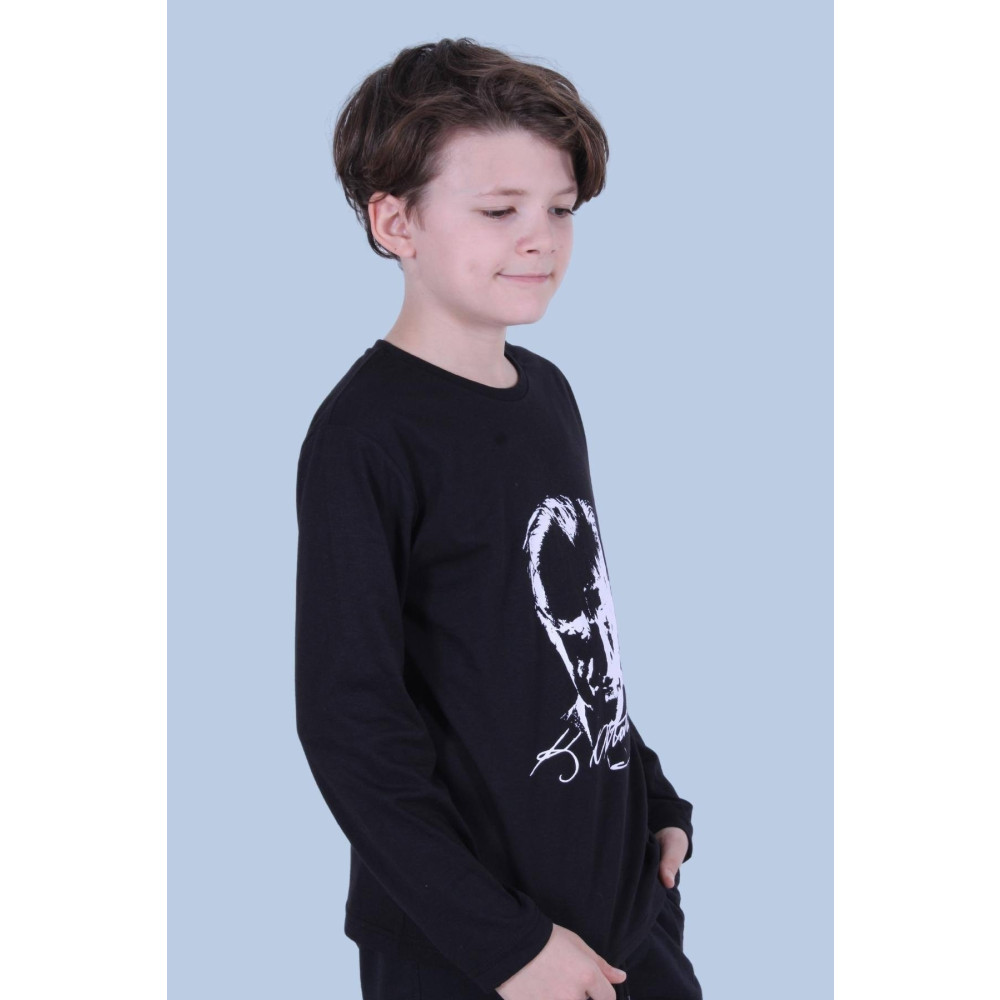 FYK COLLECTİON Farklı Baskılı Atatürk Desenli Uzun Kollu Unısex Sweatshirt 13 Yaş Beden Bayan Sweatshirt Fiyatı