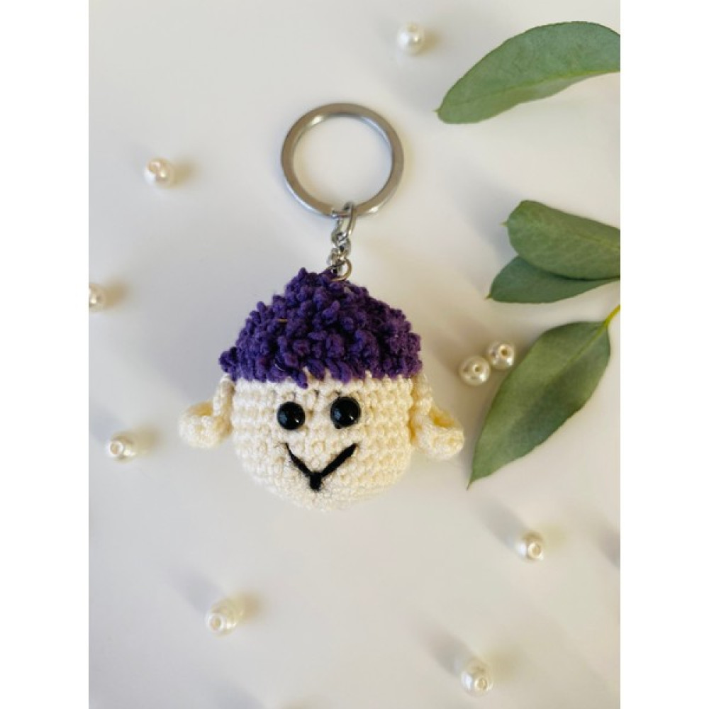 Fynbos Amigurumu Sarı Renkli Sevimli Kuzu Figürlü Anahtarlık - Mor Oto Boyaları Fiyatı