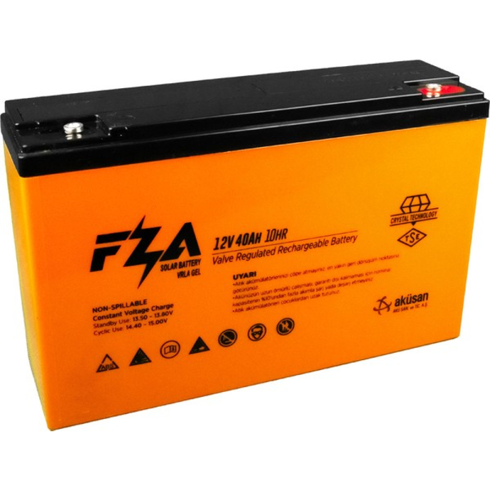 Fza 12 V 40 Ah Jel / E-Bike Akü Akü Fiyatı