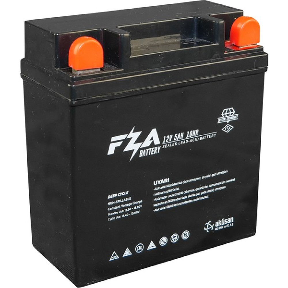 Fza 12 V 5 Ah Dik Motor Aküsü ( 12N5L-BS ) Akü Fiyatı
