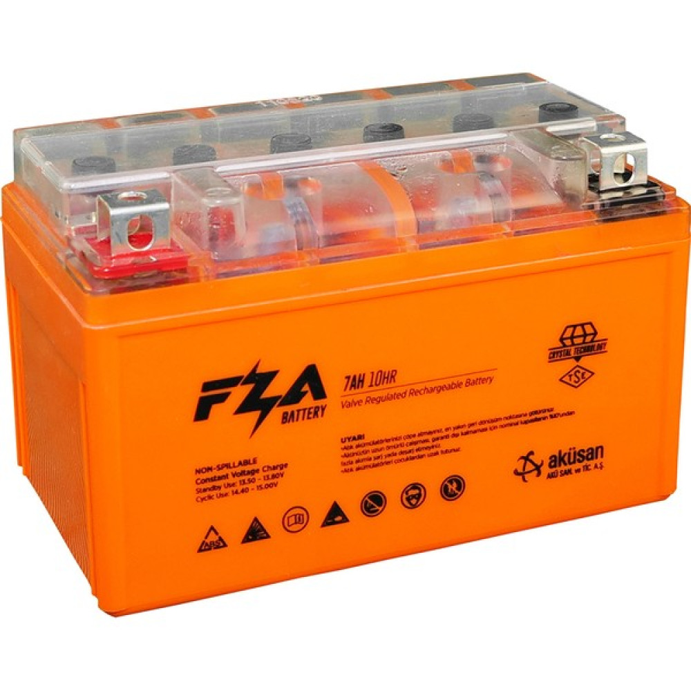 Fza 12 V 7 Ah Yatık Motor Aküsü ( YTX7A-BS ) Akü Fiyatı