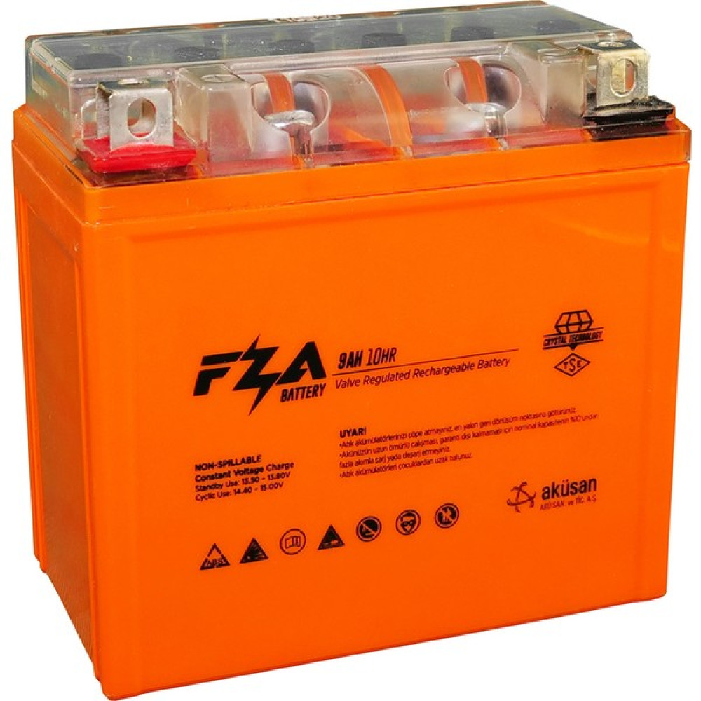 Fza 12 V 9 Ah Dik Motor Aküsü ( 12N9-BS ) Akü Fiyatı