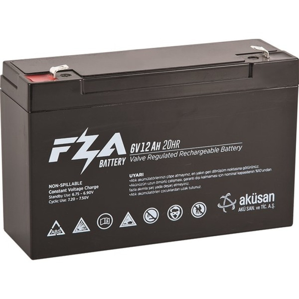 Fza 6 Volt 12 Amper Akü Akü Fiyatı