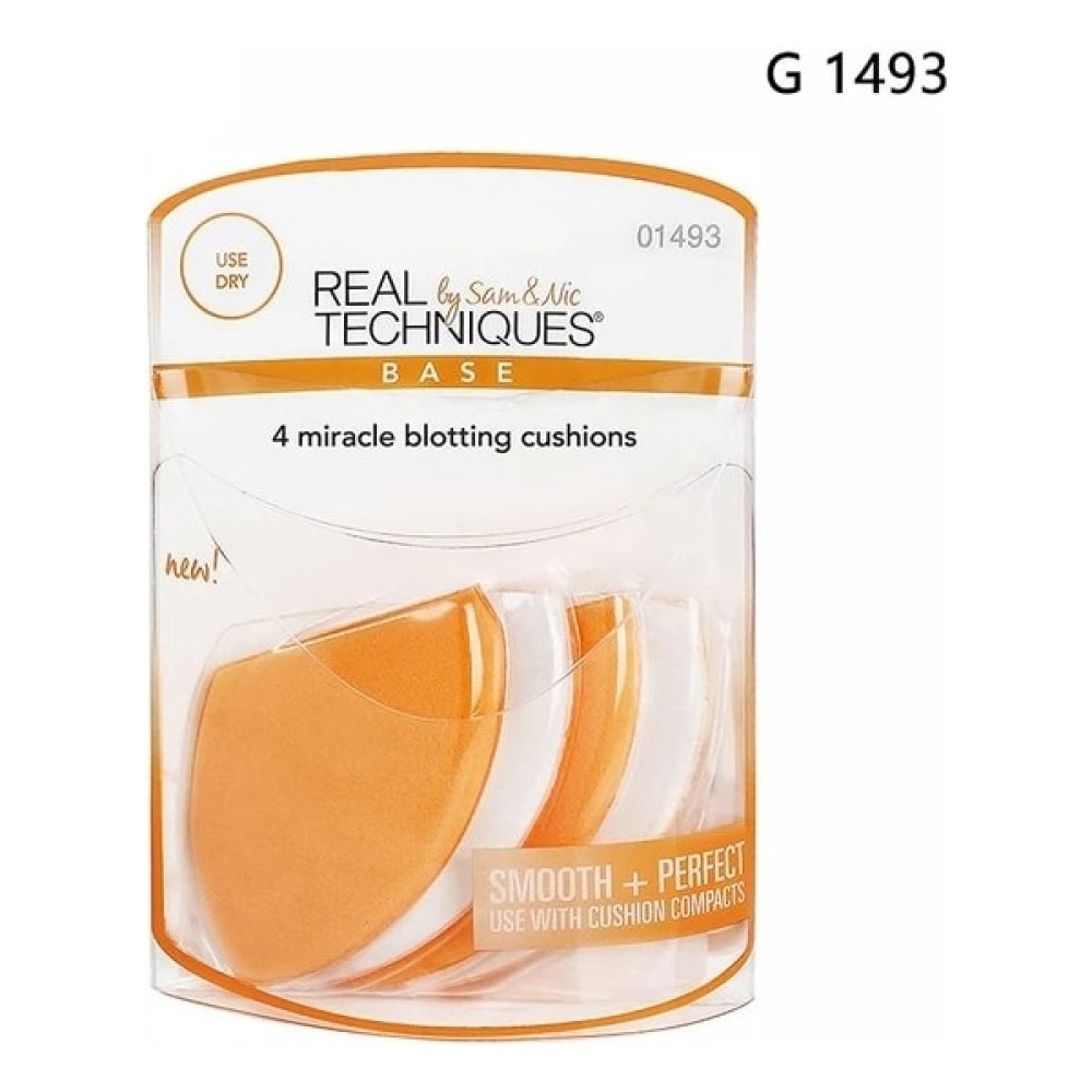 G 1493 Real Techniques Makyaj Süngeri Pudra Puf Kuru ve Islak Kombine Güzellik Kozmetik Top Fondöten Eğimli Kesim Makyaj Süngeri Rt (Yurt Dışından) Makyaj Fırça ve Aksesuarları Fiyatı
