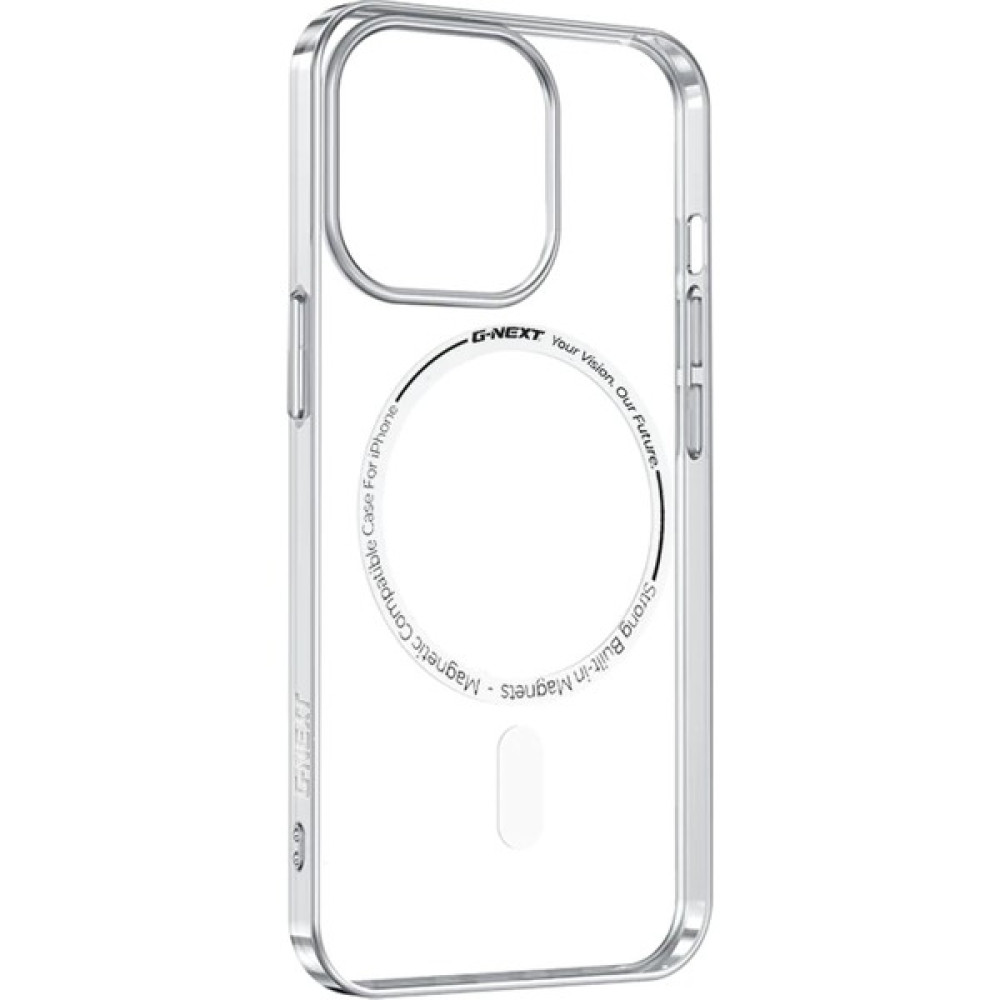 G-NEXT Apple iPhone 14 Plus Magsafe Uyumlu PC Sert Kristal Şeffaf Kılıf Cep Telefonu Kılıfı Fiyatı