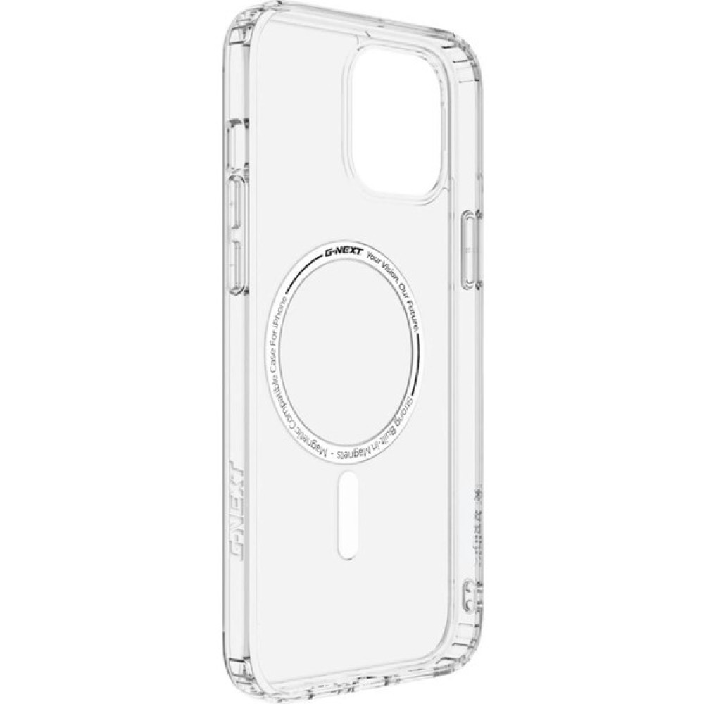 G-Next Apple iPhone 15 Magsafe Uyumlu Ultra Hybrid Anti-Shock Şeffaf Sert Silikon Kılıf Cep Telefonu Kılıfı Fiyatı