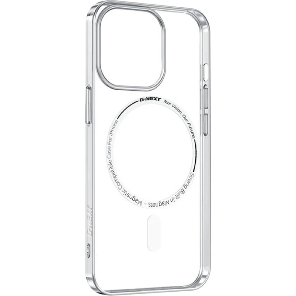 G-Next Apple iPhone 15 Pro Max Magsafe Uyumlu Pc Sert Kristal Şeffaf Kılıf Cep Telefonu Kılıfı Fiyatı