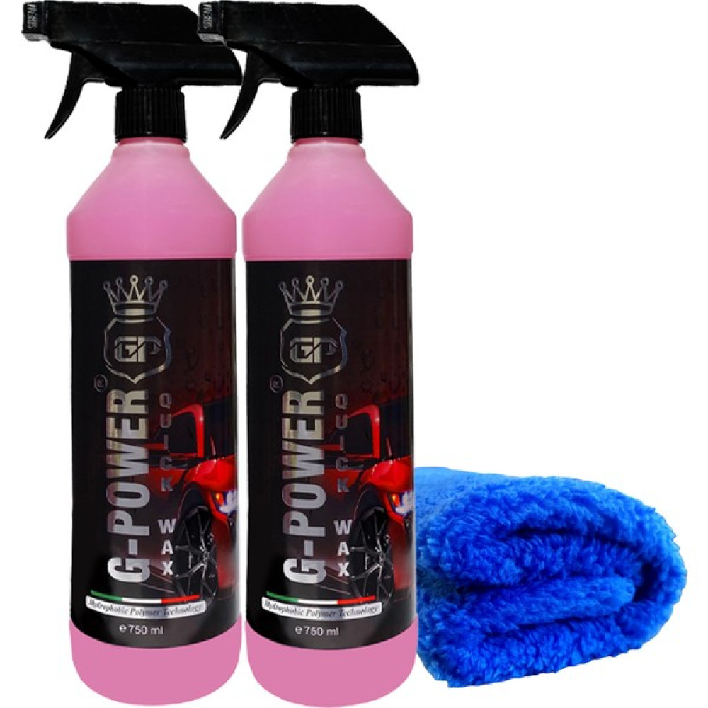 G-Power Hızlı Cila Seramik Katkılı Nano Su Itici Özellikli G-Power+,havlu Mikrofiber Bez Quick Wax 750 ml Oto Bakım & Temizlik Ürünleri Fiyatı
