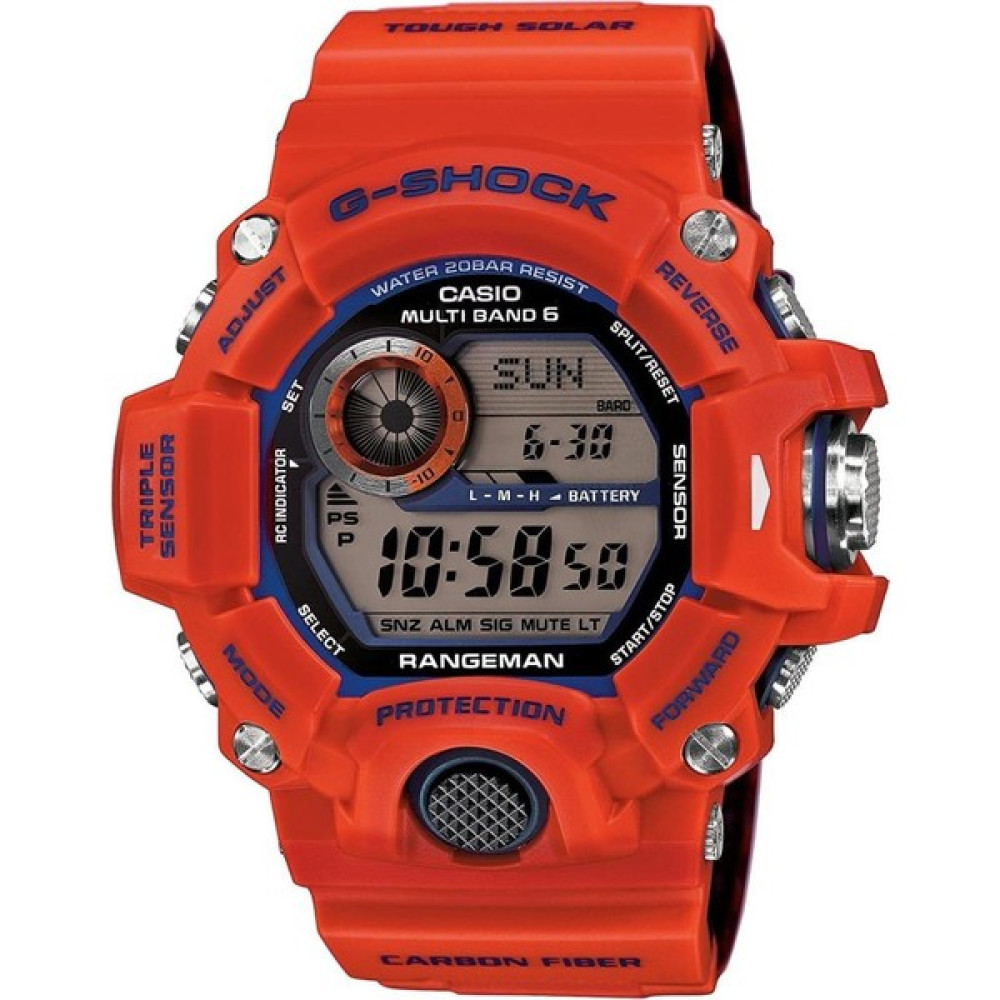 G-Shock Rangeman GW-9400FBJ-4JR Kobe City Fire Bureau Erkek Kol Saati Kol Saatleri Fiyatı