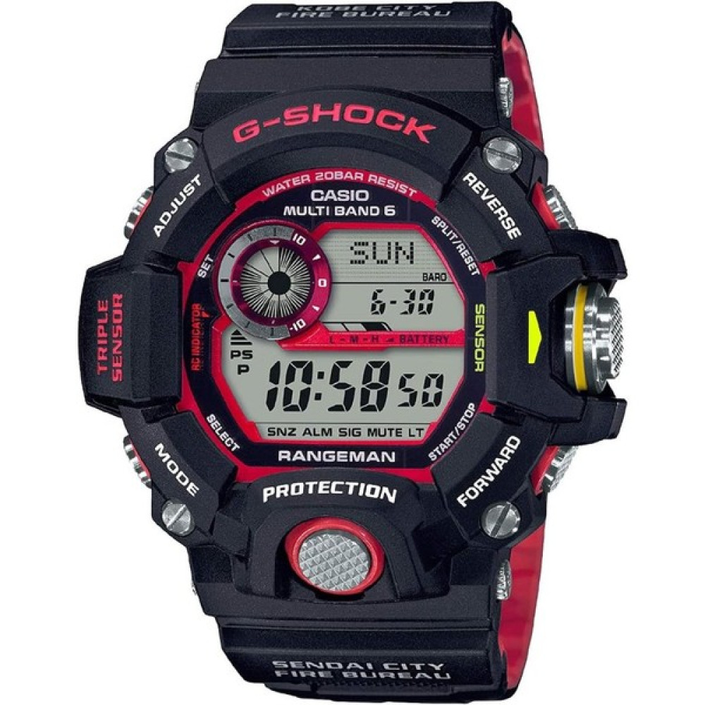 G-Shock Rangeman GW-9400NFST-1AJR Kobe & Sendai Fire Bureau Erkek Kol Saati Kol Saatleri Fiyatı