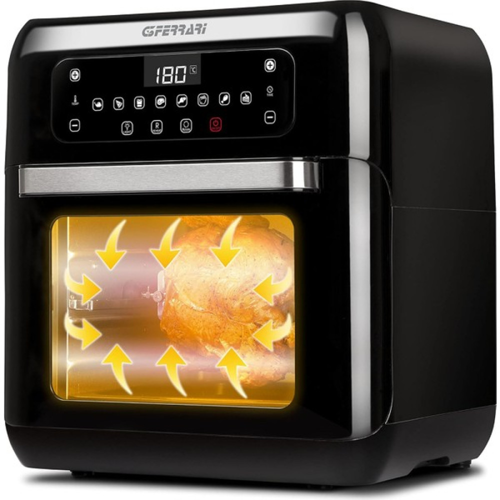 G3 Ferrari G10136 Friggisano 2.0, Fritöz, Hava -, 11 Litre, 1500 W, 9 Programlar, Dijital Ekran, Siyah Fritözler Fiyatı