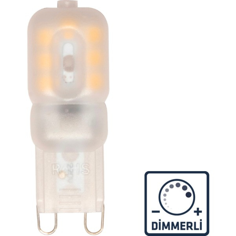 G9 LED AMPUL SİLİKON 3W 3000k Gün Işığı ERD-263 - 20 - 25 W Led Aydınlatmalar Fiyatı