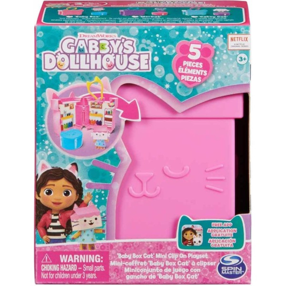 Gabby's Dollhouse Mini Clip On Oyun Seti - Baby Box Cat Oyun Seti Fiyatı