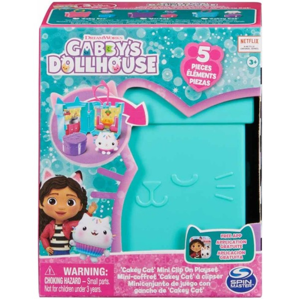 Gabby's Dollhouse Mini Clip On Oyun Seti - Cakey Cat Oyun Seti Fiyatı